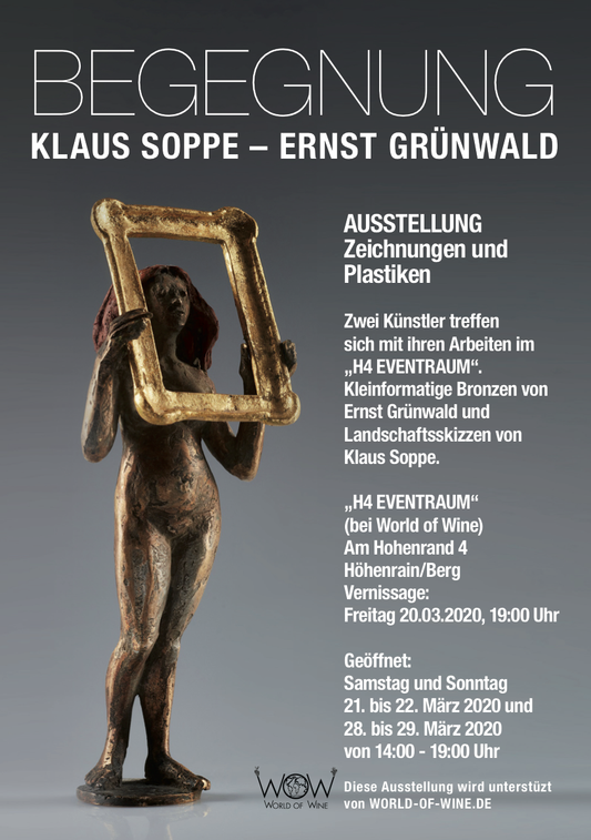 BERG, Ausstellung Grünwald / Soppe, März 2020