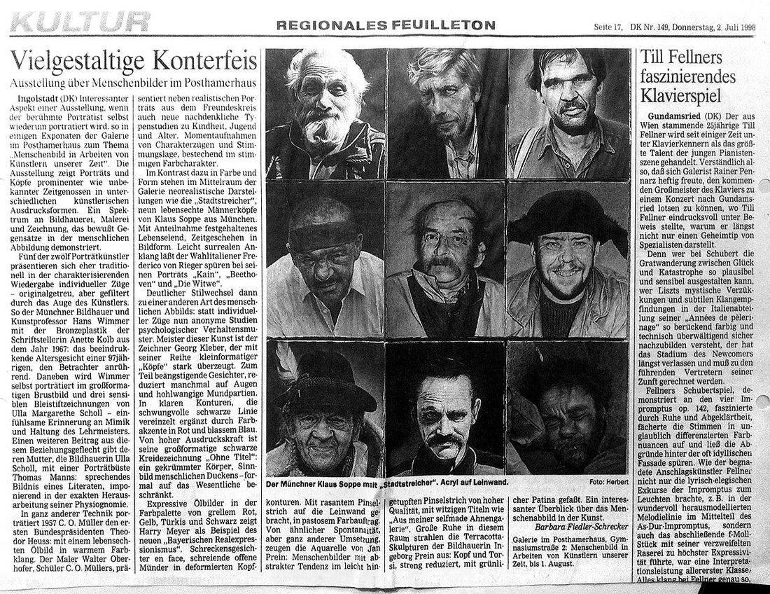Süddeutsche Zeitung vom 2. Juli 1998