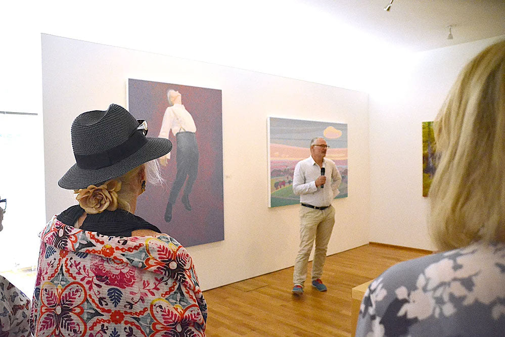 29.7.2018 – Daniel J. Schreiber eröffnet die Bernrieder Kunstausstellung im Buchheim Museum
