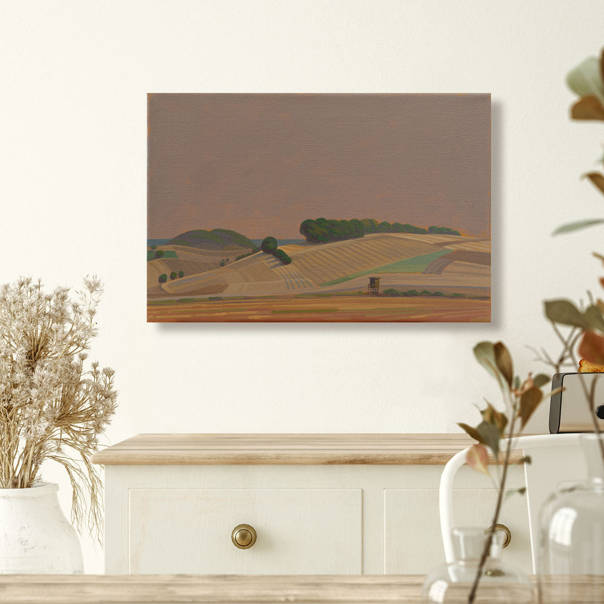 Blick vom Sichelsberg 3, Unikat, Malerei, handgemaltes Einzelstück, 30 x 20 cm, Acrylfarbe auf Leinwand