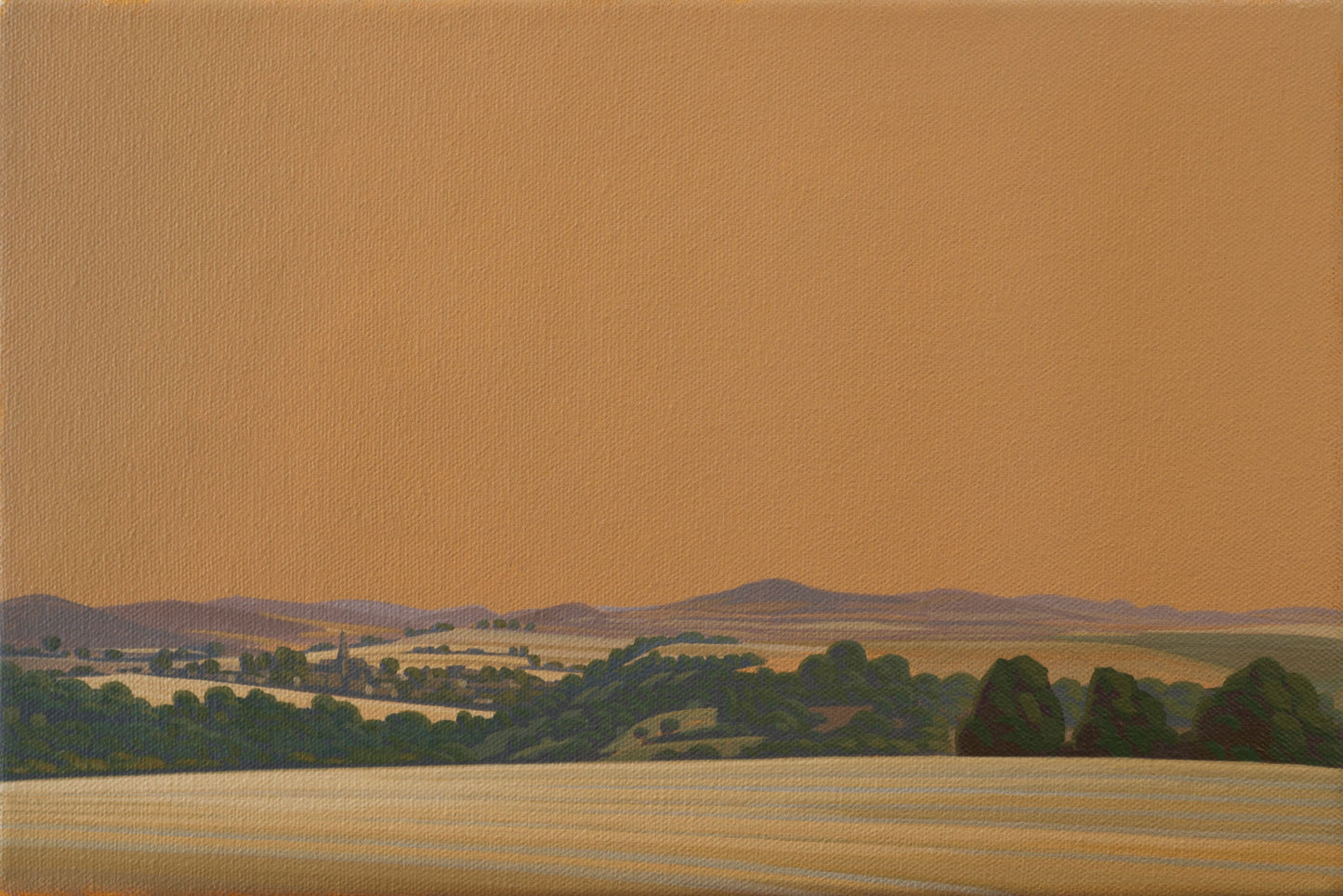 Golden sky, canvas print, 30x20 cm, 60x40 cm