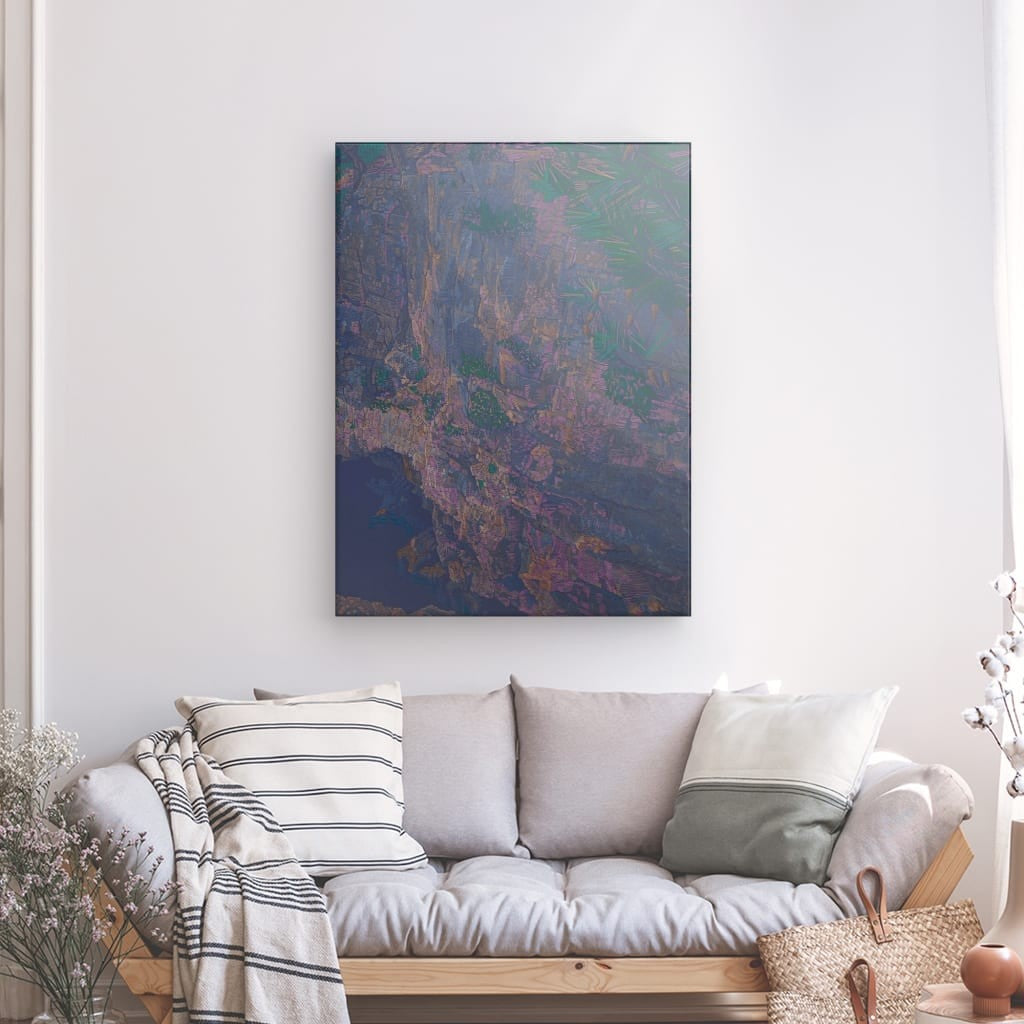 Rocky Coast No.5, canvas print, 40x30 cm, 80x60 cm, 100x75 cm, 120x90 cm