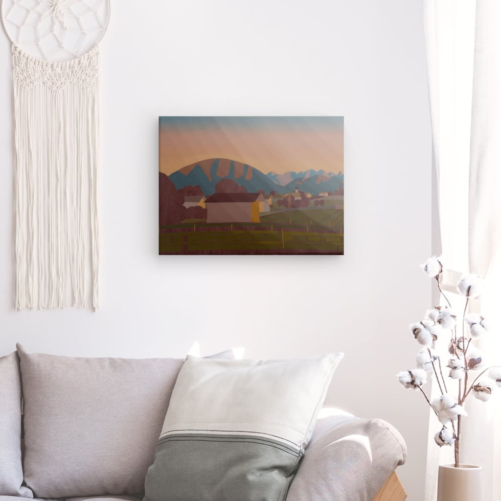 View to the South, canvas print, 40x30 cm, 80x60 cm