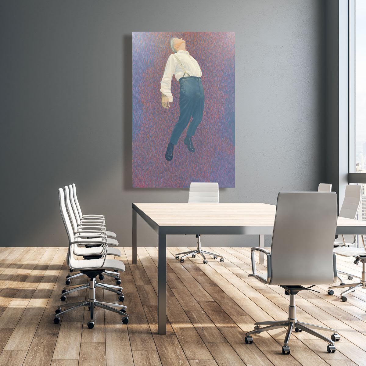 The Floating Man, canvas print, 30x20 cm, 60x40 cm, 75x50 cm, 90x60 cm